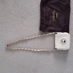 Kate spade winter white evening bag